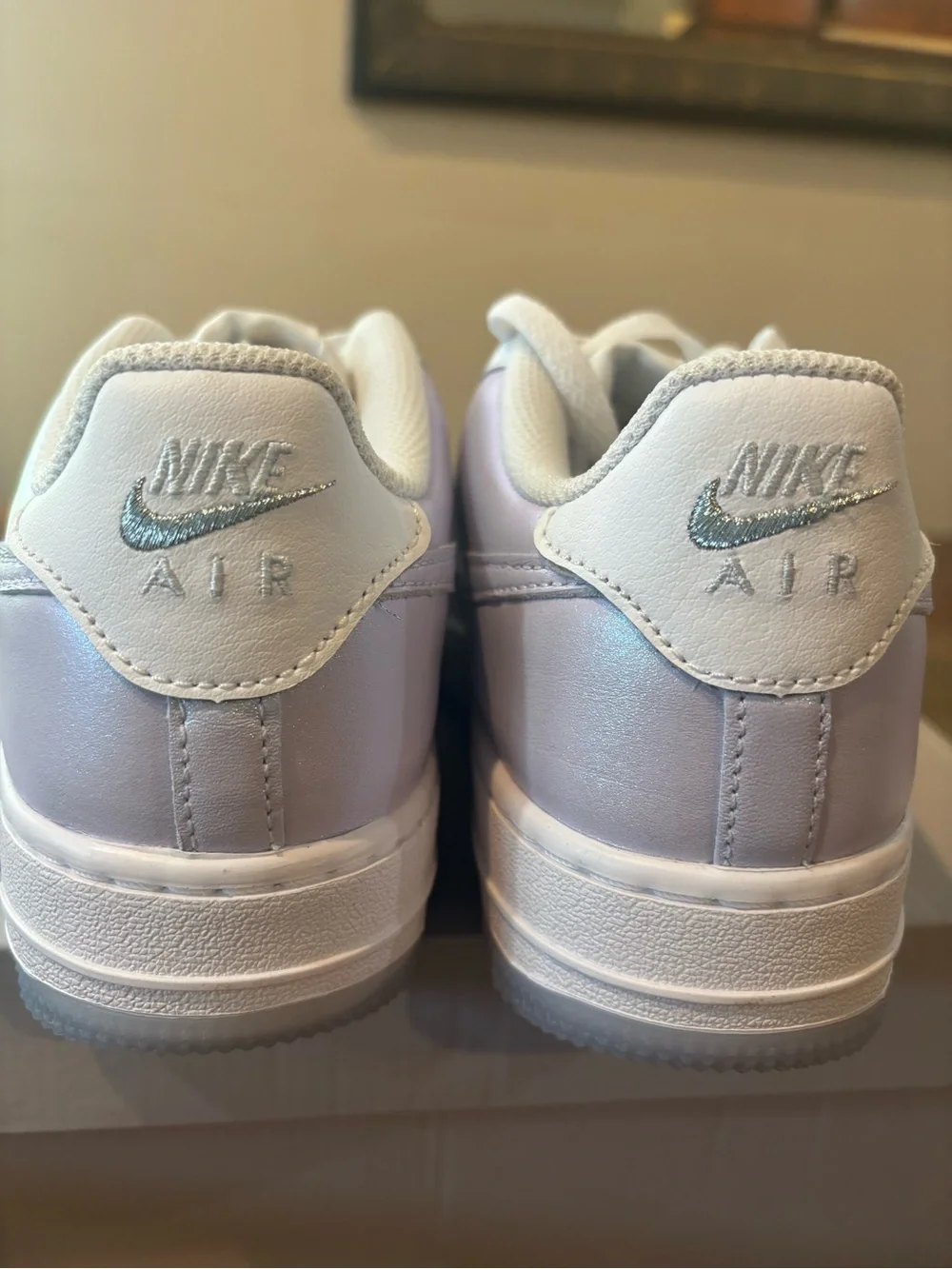 Air Force 1 BG NWT Size 5.5Y White-Blue Tint